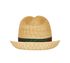 Gucci Straw Fedora Hat, back view
